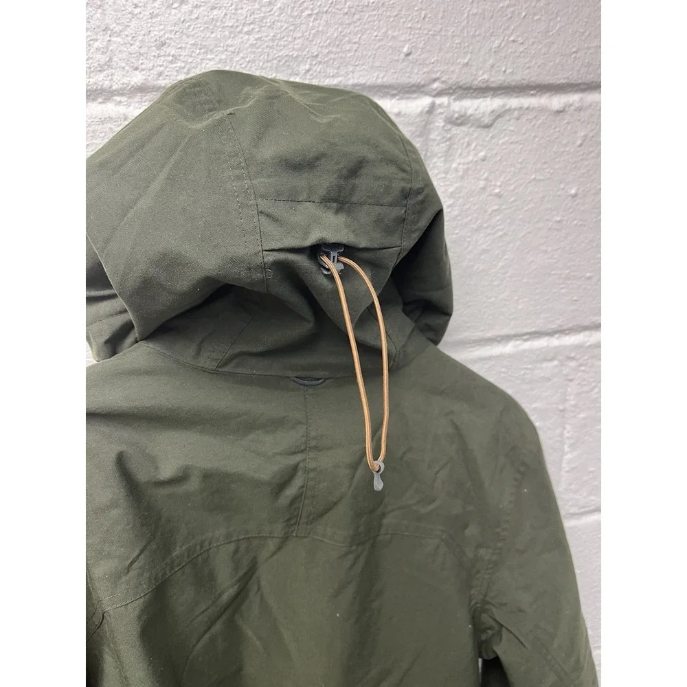 OUTDOOR RESEARCH Mens BlackPowder II Ski Jacket‎ Medium Hood Ranger Green Orange